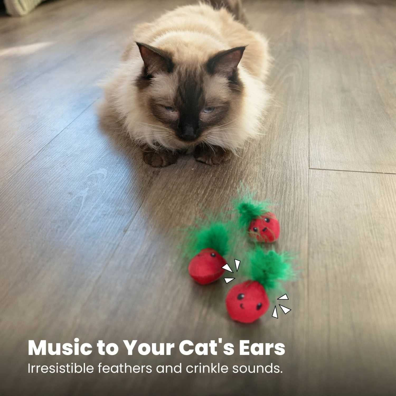 Catstages Straw-Babies Catnip Dental Cat Toy, 3 Count 6 Catstages Straw-Babies Catnip Dental Cat Toy, 3 Count - Image 6