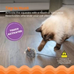 Catstages Squeak Squeak Mouse Cat Toy -Mewhaus Shop 282263 PT2. AC SS1800 V1636512447
