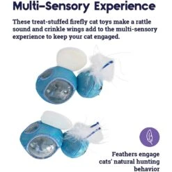 Catstages Firefly Treat Stuffer Cat Toy, 2 Count -Mewhaus Shop 282269 PT3. AC SS1800 V1636506199