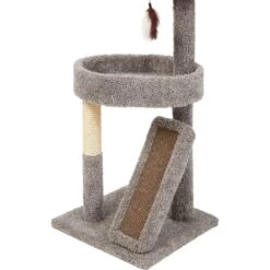 Frisco 44-in Real Carpet Cat Tree With Replaceable Corrugate Scratcher -Mewhaus Shop 282757 PT4. AC SS1800 V1621948706