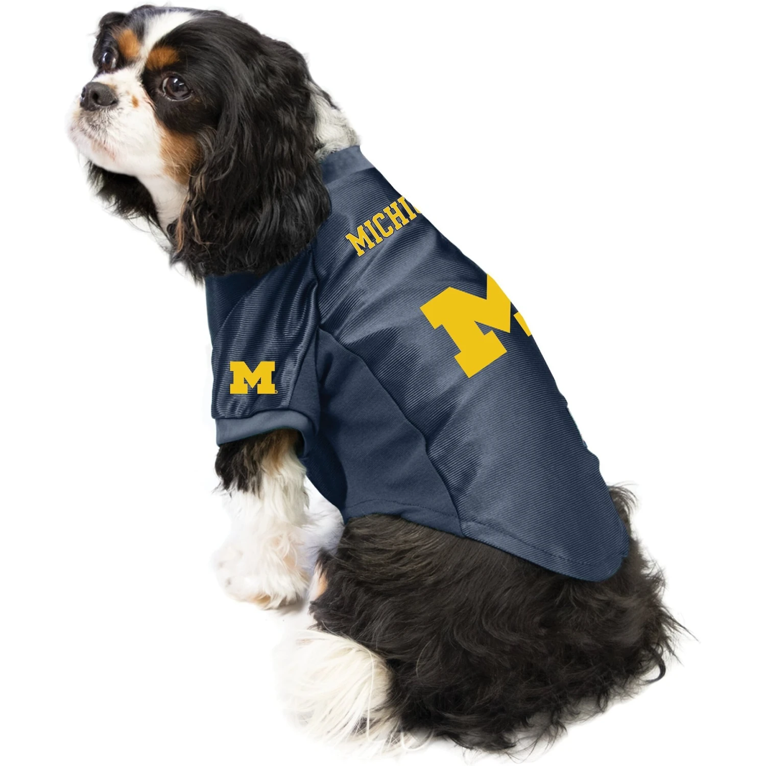 Littlearth NCAA Stretch Dog & Cat Jersey, Michigan Wolverines 3 Littlearth NCAA Stretch Dog & Cat Jersey, Michigan Wolverines - Image 3