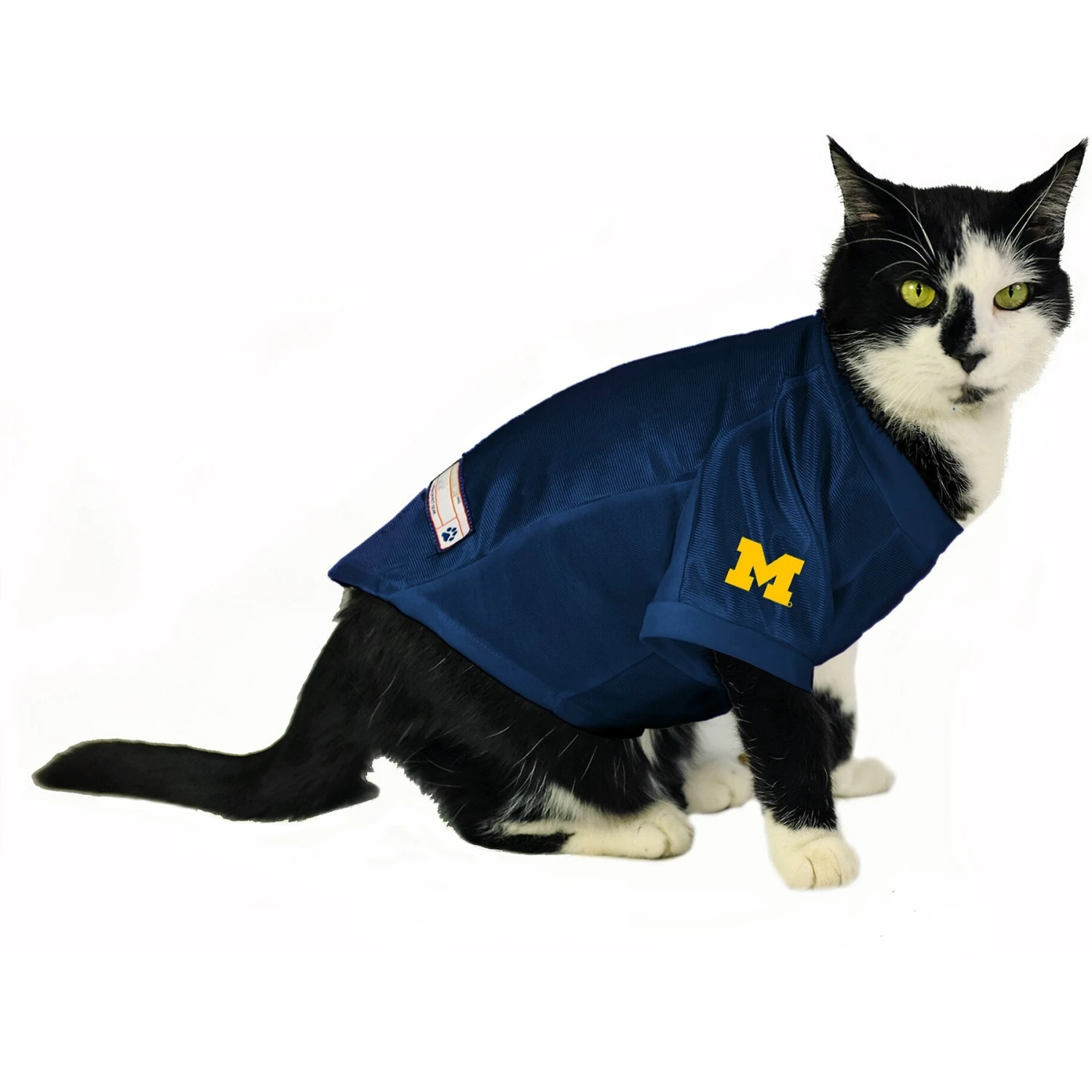Littlearth NCAA Stretch Dog & Cat Jersey, Michigan Wolverines 5 Littlearth NCAA Stretch Dog & Cat Jersey, Michigan Wolverines - Image 5