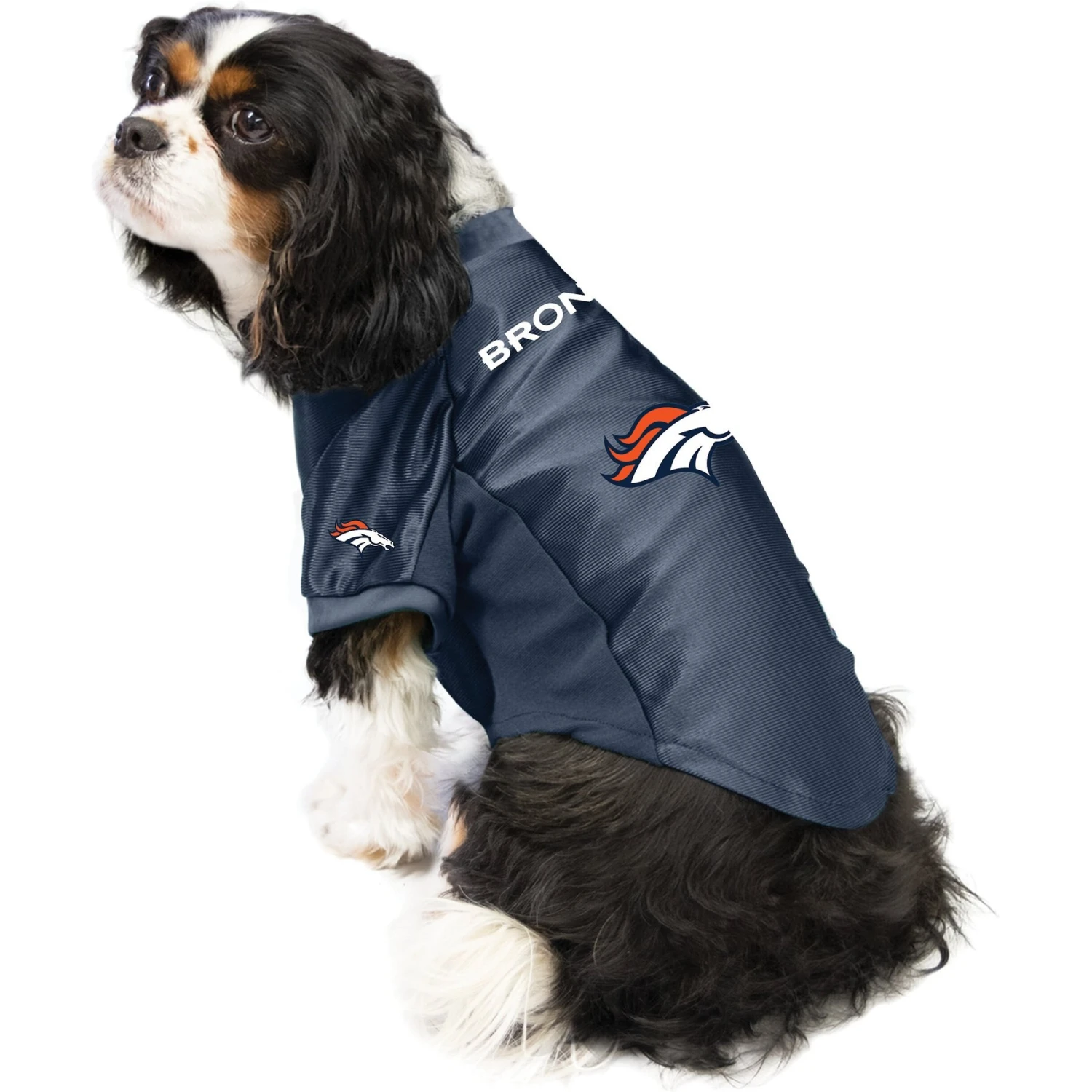 Littlearth NFL Stretch Dog & Cat Jersey, Denver Broncos 3 Littlearth NFL Stretch Dog & Cat Jersey, Denver Broncos - Image 3