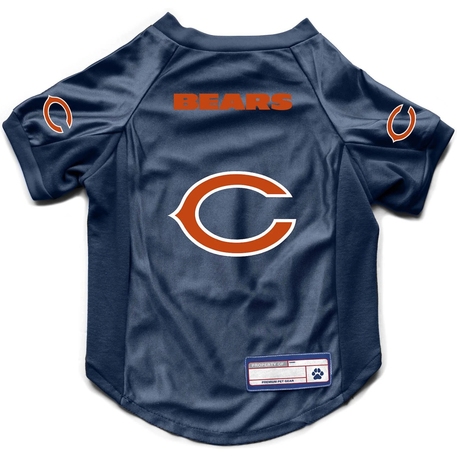 Littlearth NFL Stretch Dog & Cat Jersey, Chicago Bears 1 Littlearth NFL Stretch Dog & Cat Jersey, Chicago Bears