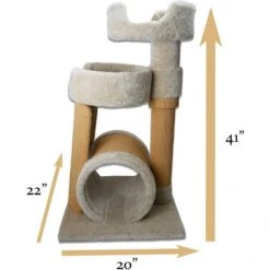 Royal Cat Boutique NANI-2 41-in Carpet Cat Tree, Neutral 11 Royal Cat Boutique NANI-2 41-in Carpet Cat Tree, Neutral -Mewhaus Shop 284942 PT3. AC SS1800 V1628570863