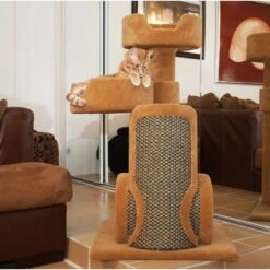 Royal Cat Boutique NANI-2 41-in Carpet Cat Tree, Neutral 12 Royal Cat Boutique NANI-2 41-in Carpet Cat Tree, Neutral -Mewhaus Shop 284942 PT4. AC SS1800 V1628571766