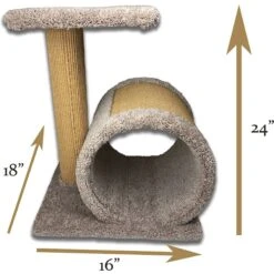 Royal Cat Boutique Hiding Tunnel Cat Toy, Neutral -Mewhaus Shop 284999 PT3. AC SS1800 V1628561173