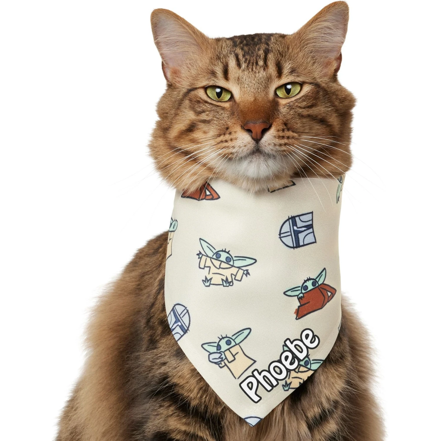 STAR WARS THE MANDALORIAN GROGU Doodle Print Personalized Dog & Cat Bandana 3 STAR WARS THE MANDALORIAN GROGU Doodle Print Personalized Dog & Cat Bandana - Image 3