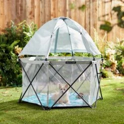 Summer Pop ‘n Play SE Hex 6-Sided Playard Dog Pen -Mewhaus Shop 292142 PT4. AC SS1800 V1627504632