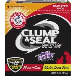 Arm & Hammer Litter Cat Litter Deodorizer Powder & Arm & Hammer Litter Clump & Seal Multi-Cat Scented Clumping Clay Cat Litter -Mewhaus Shop 292660 PT4. AC SS1800 V1695319670