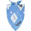 Disney Frozen's Olaf Diamond Pattern Personalized Dog & Cat Bandana