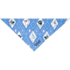 Disney Frozen's Olaf Diamond Pattern Personalized Dog & Cat Bandana -Mewhaus Shop 294289 PT3. AC SS1800 V1625152656