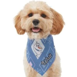 Disney Frozen's Olaf Diamond Pattern Personalized Dog & Cat Bandana -Mewhaus Shop 294289 PT6. AC SS1800 V1625155100