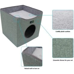 Jespet Foldable Cat Condo Bed -Mewhaus Shop 296189 PT2. AC SS1800 V1620223072