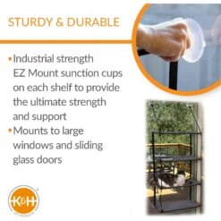 K&H Pet Products EZ Mount Quad Stack Cat Furniture 10 K&H Pet Products EZ Mount Quad Stack Cat Furniture -Mewhaus Shop 296495 PT2. AC SS1800 V1627942905