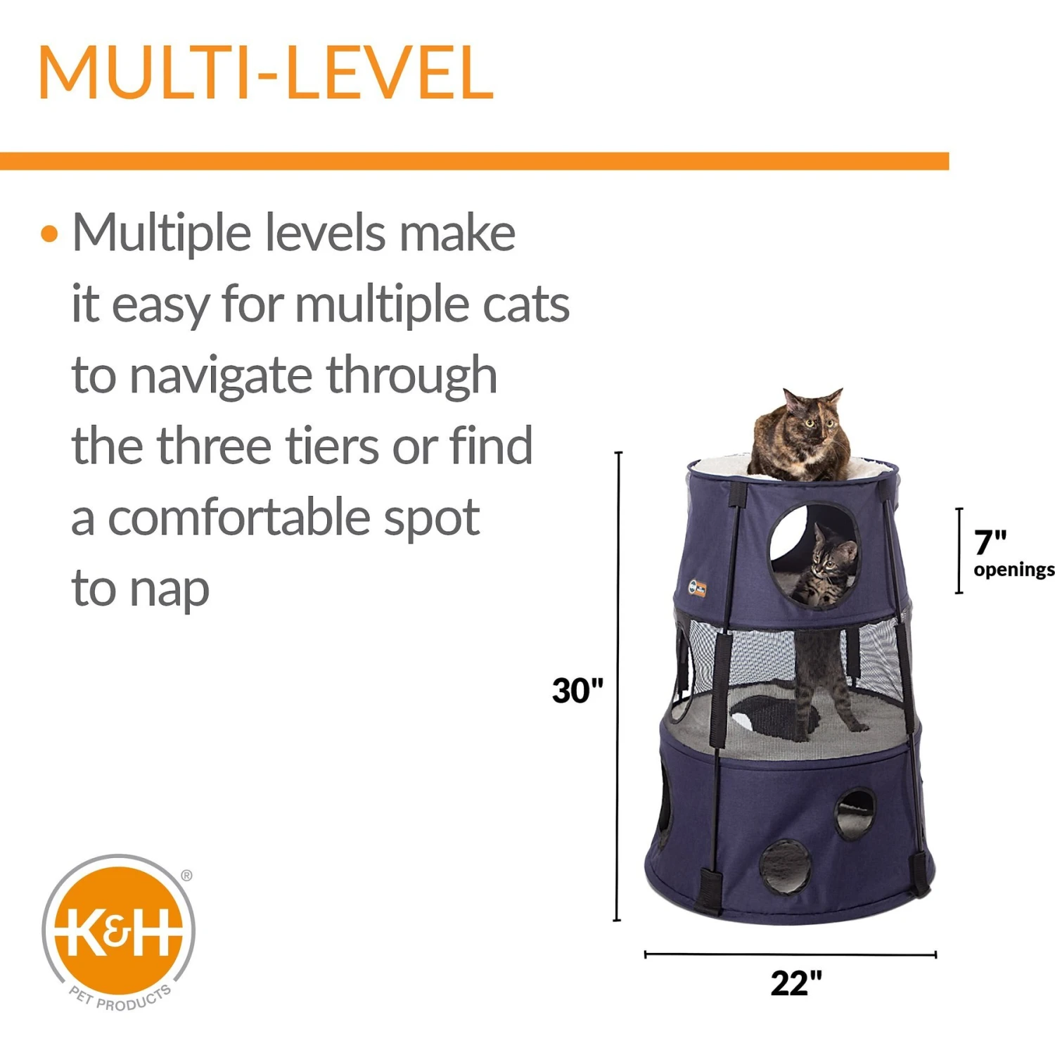 K&H Pet Products Kitty Tower Cat Furniture 2 K&H Pet Products Kitty Tower Cat Furniture - Image 2