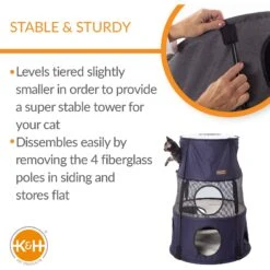 K&H Pet Products Kitty Tower Cat Furniture 11 K&H Pet Products Kitty Tower Cat Furniture -Mewhaus Shop 296510 PT4. AC SS1800 V1627947379