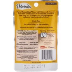 Hartz Delectables Stew Chicken & Tuna Lickable Cat Treat & Frisco Foldable Play Tri-Tunnel Cat Toy -Mewhaus Shop 298074 PT2. AC SS1800 V1621266442