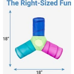 Hartz Delectables Stew Chicken & Tuna Lickable Cat Treat & Frisco Foldable Play Tri-Tunnel Cat Toy -Mewhaus Shop 298074 PT5. AC SS1800 V1621266436