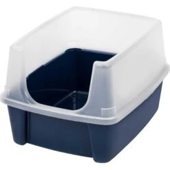 Frisco Plastic Litter Scooper With Caddy & IRIS USA Open Top Litter Box With Scatter Shield -Mewhaus Shop 298166 PT3. AC SS1800 V1623201749