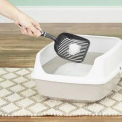 KittyGoHere Senior Cat Litter Box & Dr. Elsey's Senior Crystal Cat Litter -Mewhaus Shop 298180 PT5. AC SS1800 V1623197241