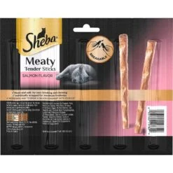 Sheba Meaty Tender Sticks Salmon Flavored Soft Adult Cat Treats & Frisco Plush, Teaser, Ball & Tunnel Variety Pack Cat Toy With Catnip -Mewhaus Shop 298508 PT2. AC SS1800 V1623201162