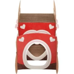 Frisco Valentine Love Carriage Cardboard Cat House, 2-Story -Mewhaus Shop 301565 PT2. AC SS1800 V1637694179