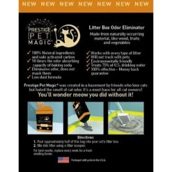 Prestige Pet Magic Natural Litter Box Odor Eliminator -Mewhaus Shop 306523 PT3. AC SS1800 V1625836593