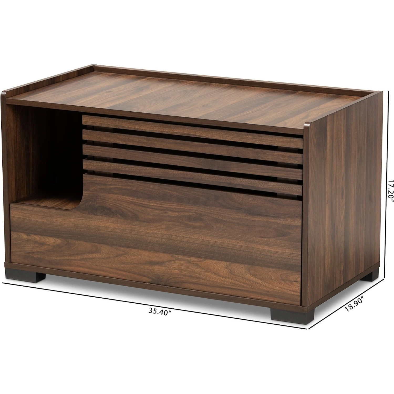 Baxton Studio Amara Cat Litter Box Cover House 8 Baxton Studio Amara Cat Litter Box Cover House - Image 8