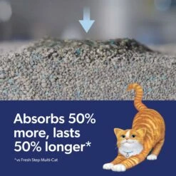Fresh Step Outstretch Advanced Concentrated Febreze Freshness Scented Clumping Clay Cat Litter -Mewhaus Shop 308951 PT5. AC SS1800 V1694465600