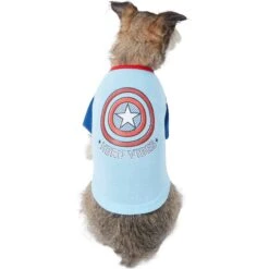 Marvel 's Captain America "Hero Vibes" Dog & Cat T-shirt
