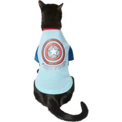 Marvel 's Captain America "Hero Vibes" Dog & Cat T-shirt 8 Marvel 's Captain America "Hero Vibes" Dog & Cat T-shirt -Mewhaus Shop 311925 PT2. AC SS1800 V1643323727