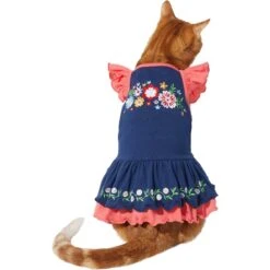 Frisco Embroidered Floral Dog & Cat Dress -Mewhaus Shop 312128 PT2. AC SS1800 V1644424412
