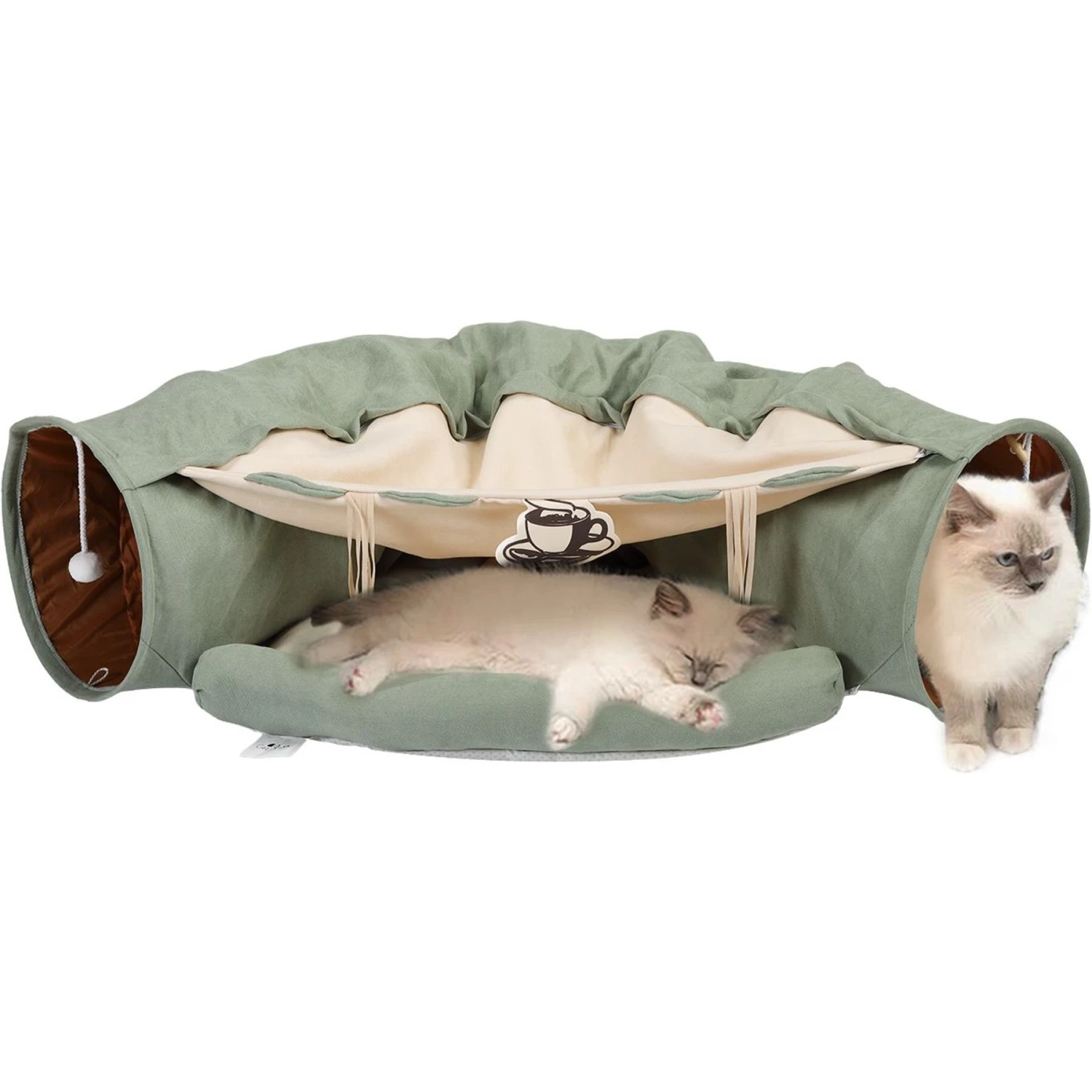 Coziwow By Jaxpety Collapsible Cat Tunnel Bed 1 Coziwow By Jaxpety Collapsible Cat Tunnel Bed