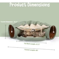 Coziwow By Jaxpety Collapsible Cat Tunnel Bed 13 Coziwow By Jaxpety Collapsible Cat Tunnel Bed -Mewhaus Shop 313503 PT5. AC SS1800 V1663608804
