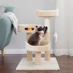 Pet Adobe 3-Tier 27.5-in Cat Tree & Condo 10 Pet Adobe 3-Tier 27.5-in Cat Tree & Condo -Mewhaus Shop 314981 PT3. AC SS1800 V1626398534