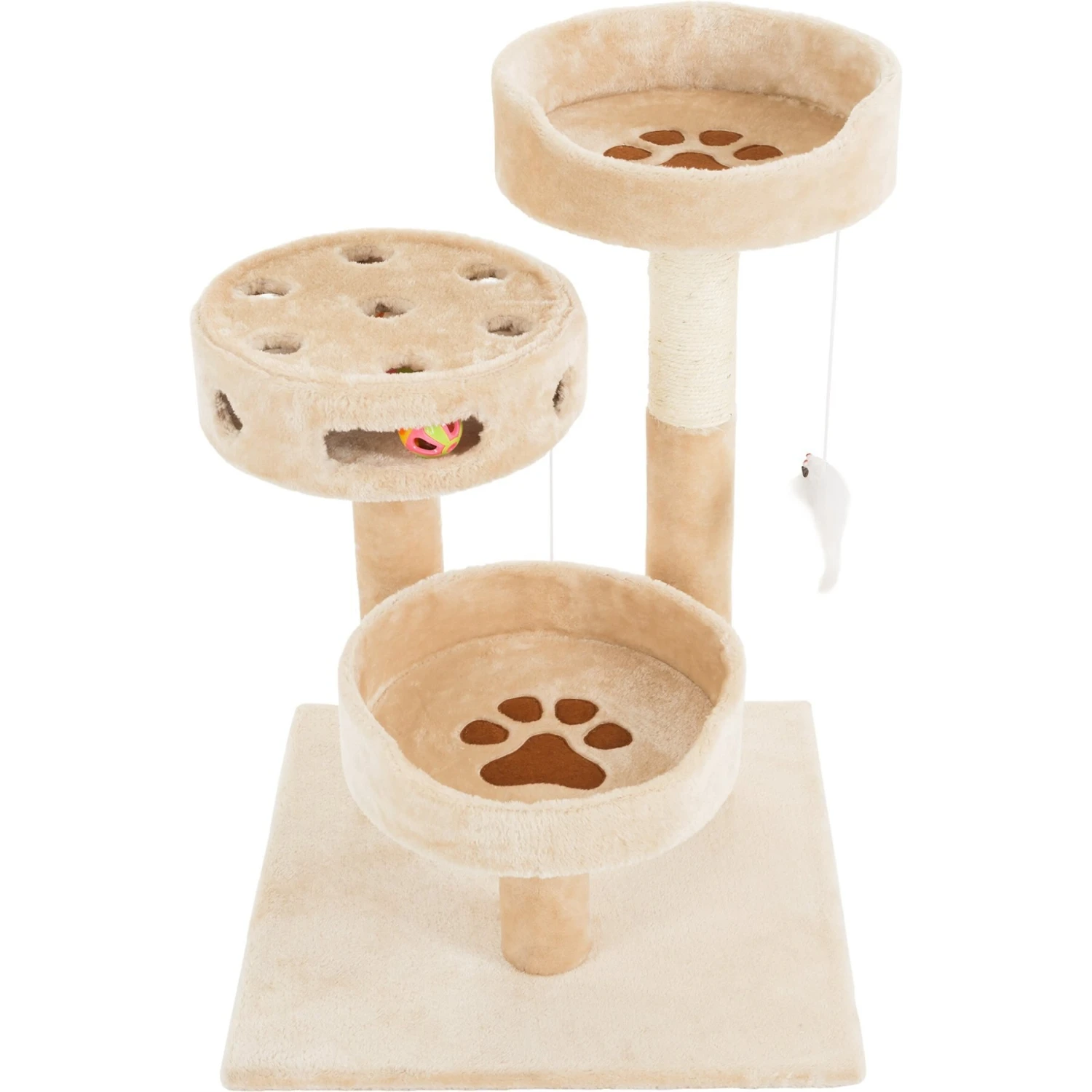 Pet Adobe 3-Tier 27.5-in Cat Tree & Condo 7 Pet Adobe 3-Tier 27.5-in Cat Tree & Condo - Image 7