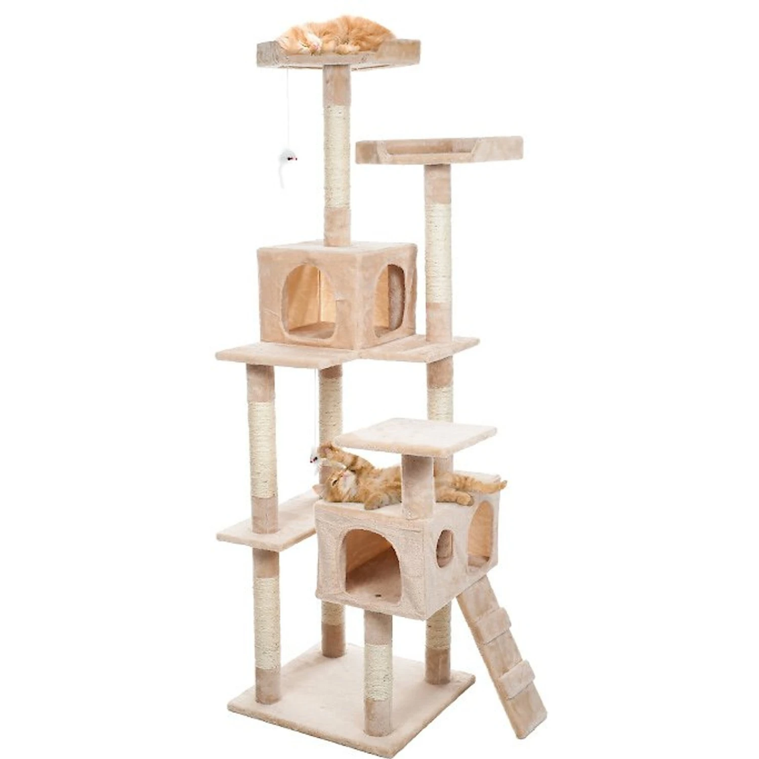 Pet Adobe Multi-Level 66.3-in Cat Tree & Condo 1 Pet Adobe Multi-Level 66.3-in Cat Tree & Condo
