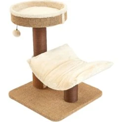 Two By Two The Yaupon 21.5-in Cat Tree & Lounger, Beige 12 Two By Two The Yaupon 21.5-in Cat Tree & Lounger, Beige -Mewhaus Shop 316950 PT4. AC SS1800 V1642639592