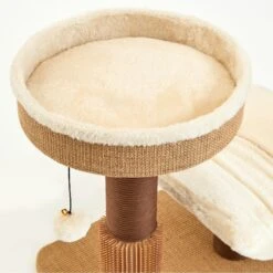 Two By Two The Yaupon 21.5-in Cat Tree & Lounger, Beige 13 Two By Two The Yaupon 21.5-in Cat Tree & Lounger, Beige -Mewhaus Shop 316950 PT5. AC SS1800 V1642634208
