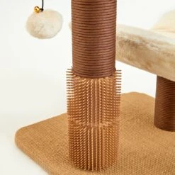 Two By Two The Yaupon 21.5-in Cat Tree & Lounger, Beige 15 Two By Two The Yaupon 21.5-in Cat Tree & Lounger, Beige -Mewhaus Shop 316950 PT7. AC SS1800 V1642648048