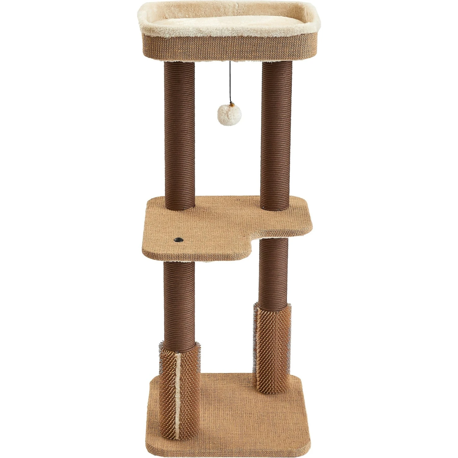 Two By Two The Beech 39-in Cat Tree, Beige 1 Two By Two The Beech 39-in Cat Tree, Beige