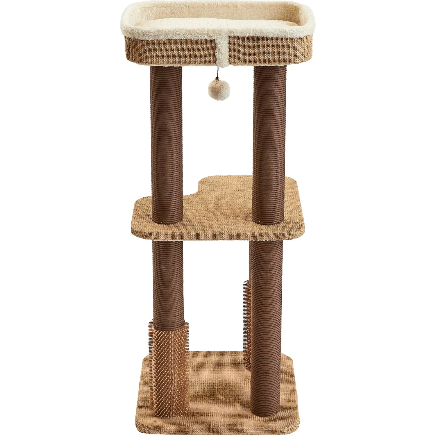 Two By Two The Beech 39-in Cat Tree, Beige 2 Two By Two The Beech 39-in Cat Tree, Beige - Image 2
