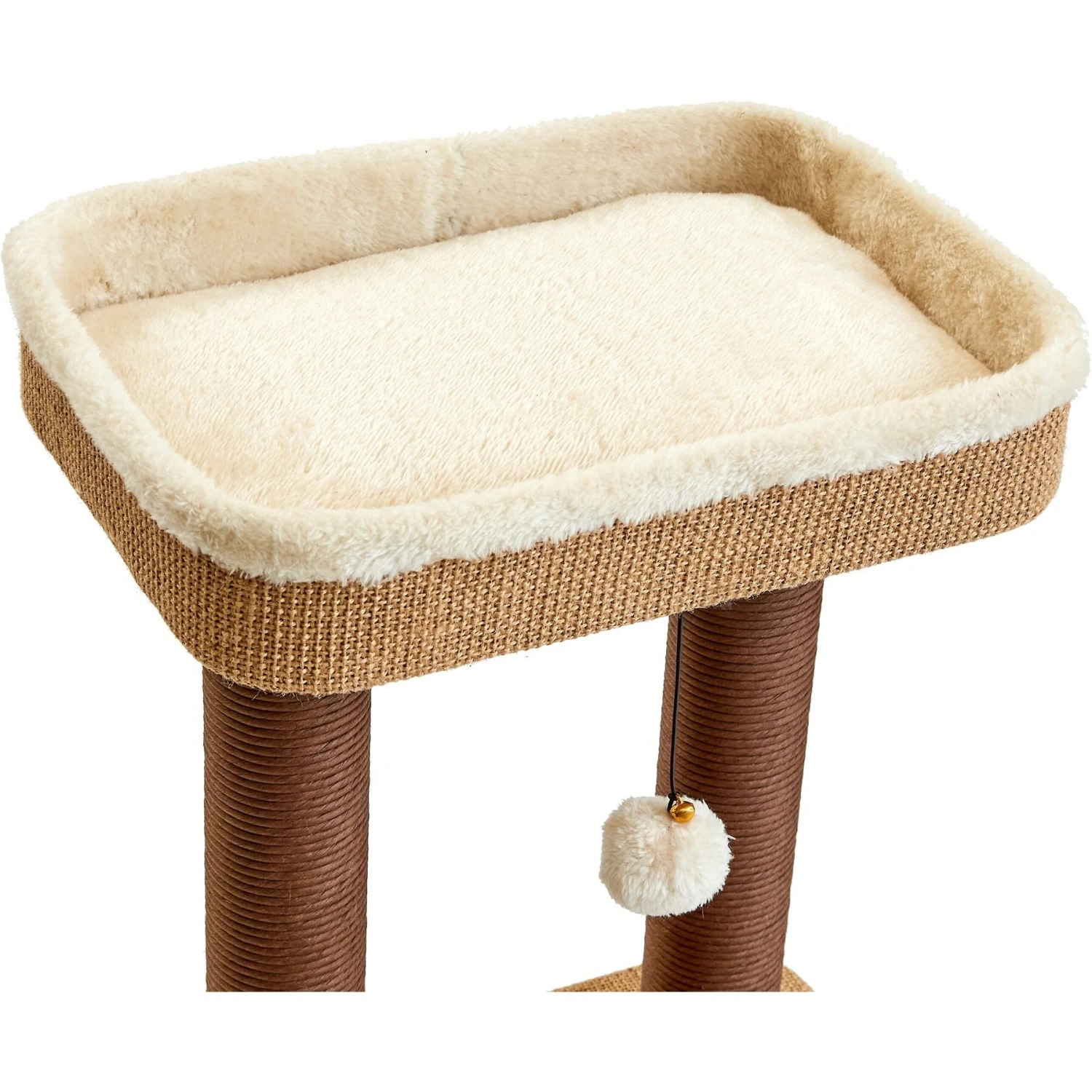 Two By Two The Beech 39-in Cat Tree, Beige 6 Two By Two The Beech 39-in Cat Tree, Beige - Image 6