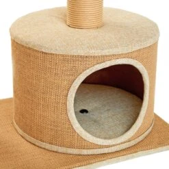Two By Two The Cottonwood 51-in Cat Tree & Condo, Beige -Mewhaus Shop 316954 PT7. AC SS1800 V1642639076