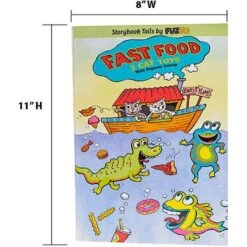 FUZZU Fast Food Cats Book, 11x7-in 3/4x1/2-in -Mewhaus Shop 317691 PT3. AC SS1800 V1632889881