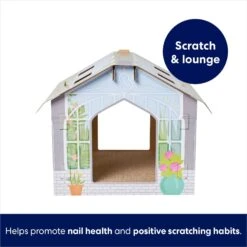 Frisco Greenhouse Cardboard Cat House -Mewhaus Shop 317737 PT2. AC SS1800 V1689351662