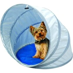 Etna Pop Up Cooling Shelter Dog & Cat Pen -Mewhaus Shop 318432 PT2. AC SS1800 V1628285197
