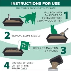 Arm & Hammer Litter Forever Fresh Cedarwood Clumping Cat Litter -Mewhaus Shop 325462 PT4. AC SS1800 V1663797622