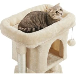 Yaheetech 2-Level 23.5-in Plush Cat Tree & Condo -Mewhaus Shop 325666 PT4. AC SS1800 V1631138191